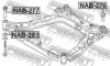 FEBEST NAB-277 Mounting, axle beam